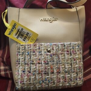 Wrangler Bucket Tweed Shoulder/Hand Handbag